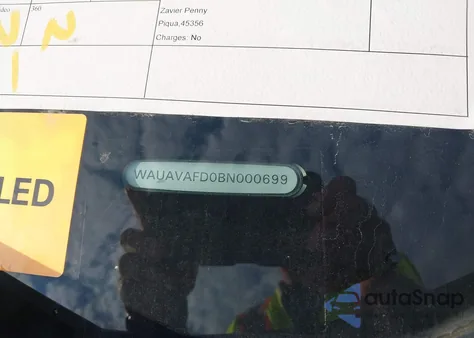 2011 Audi A8 4.2 z USA, uszkodzony, nr VIN WAUAVAFD0BN000699